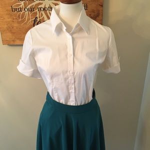 Mojo vintage style button down blouse